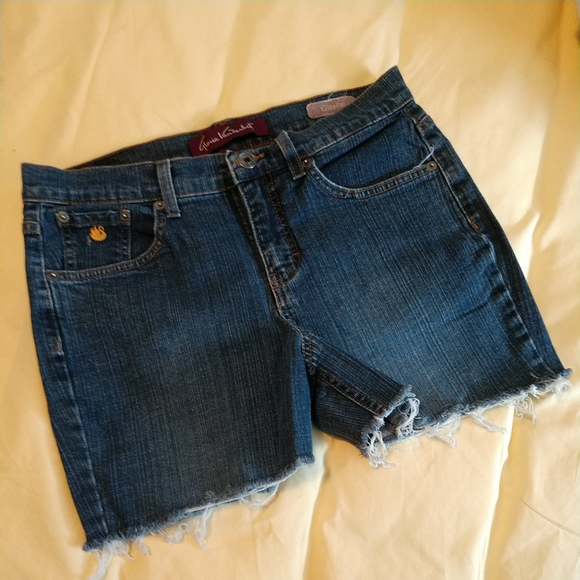 🔥🔥   Gloria Vanderbilt Cut Off Jeans For Shorts Giselle Style Size 6 - Picture 12 of 12